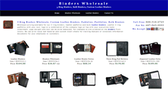 Desktop Screenshot of binderswholesale.net